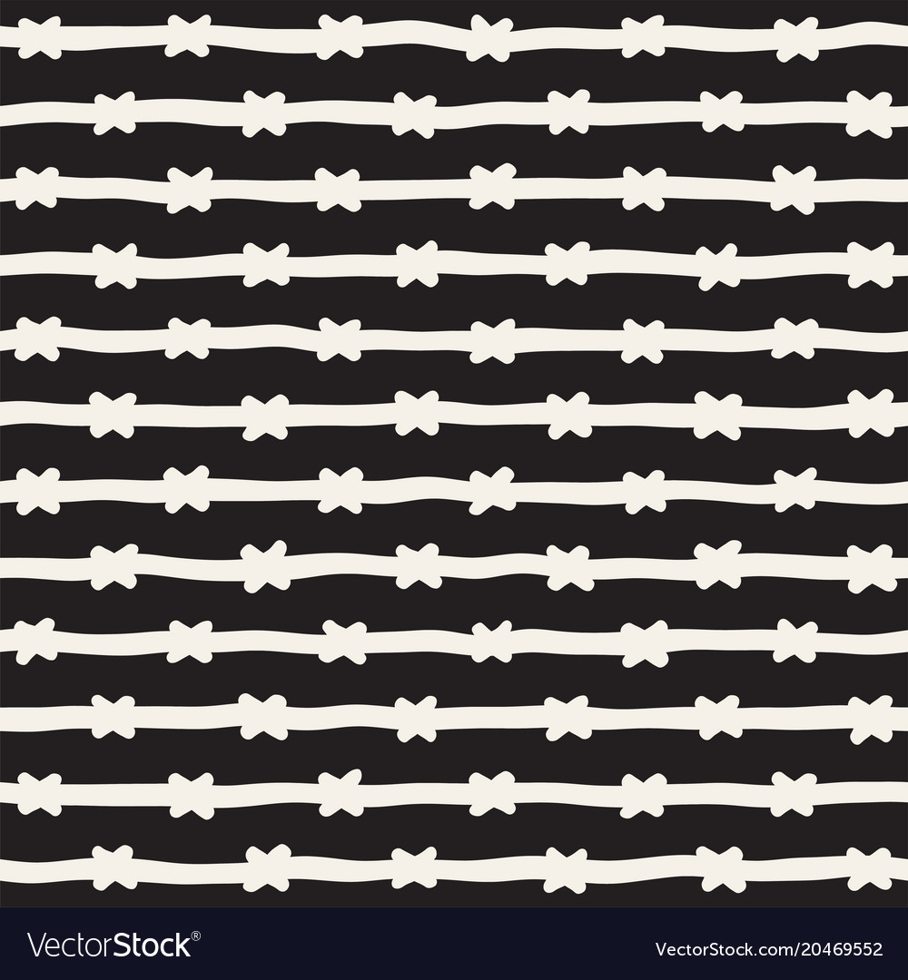 Hand drawn lines seamless grungy pattern abstract