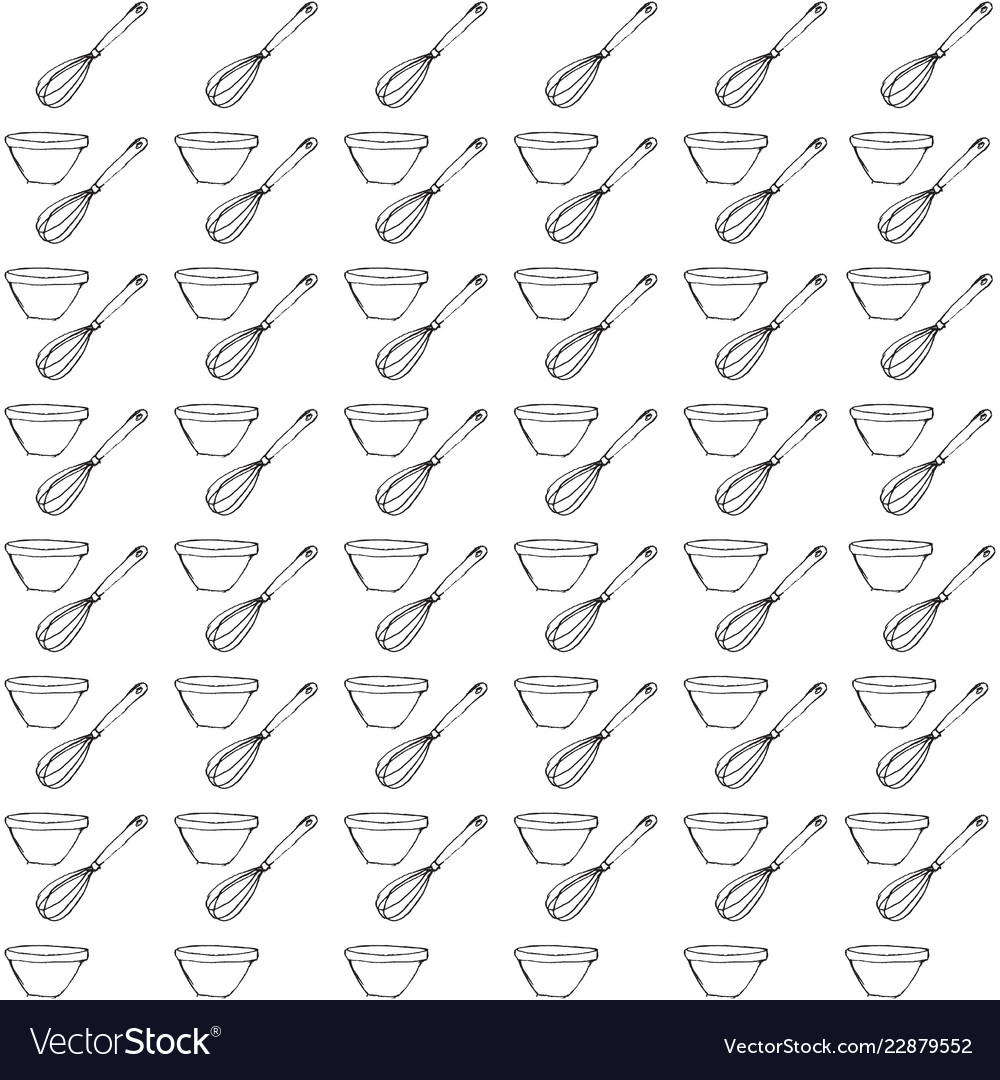 Retro object patterns for making seamless Vector Image Retro object patterns for making seamless