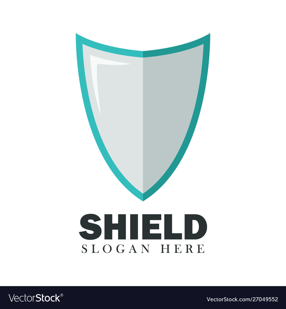 Shield security design element emblem concept