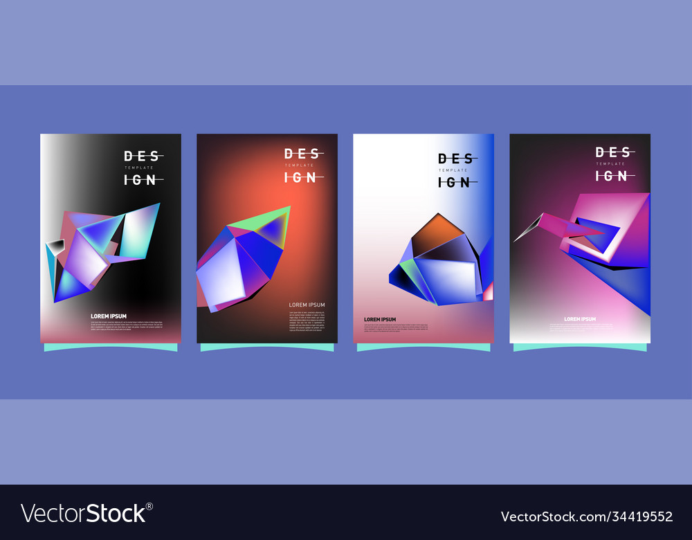 Simple colorful abstract geometric background