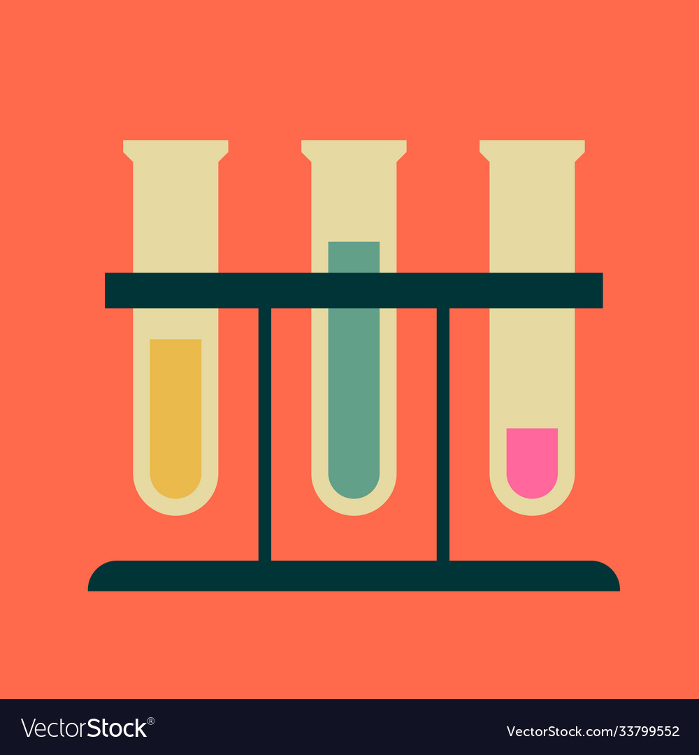 Tube design objects science elements