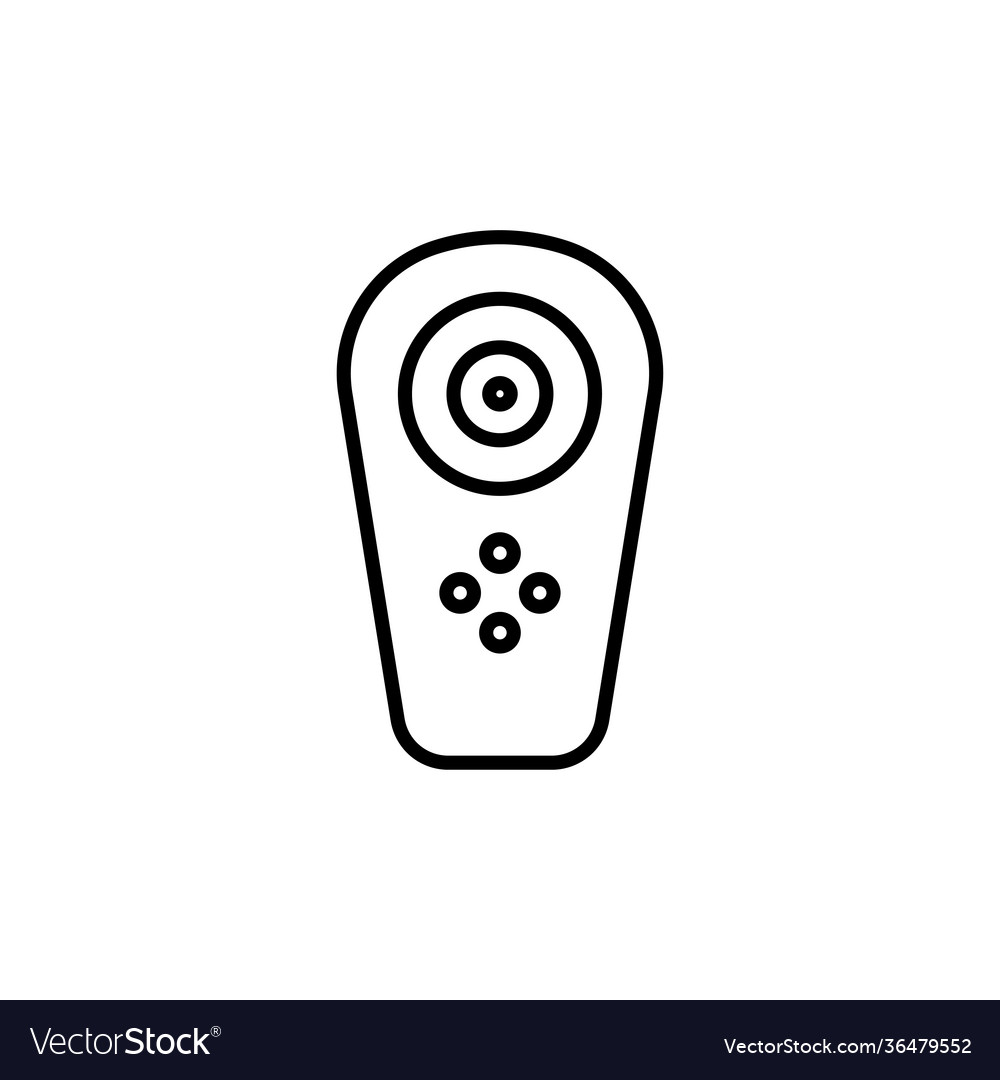 Virtual reality controller line icon simple
