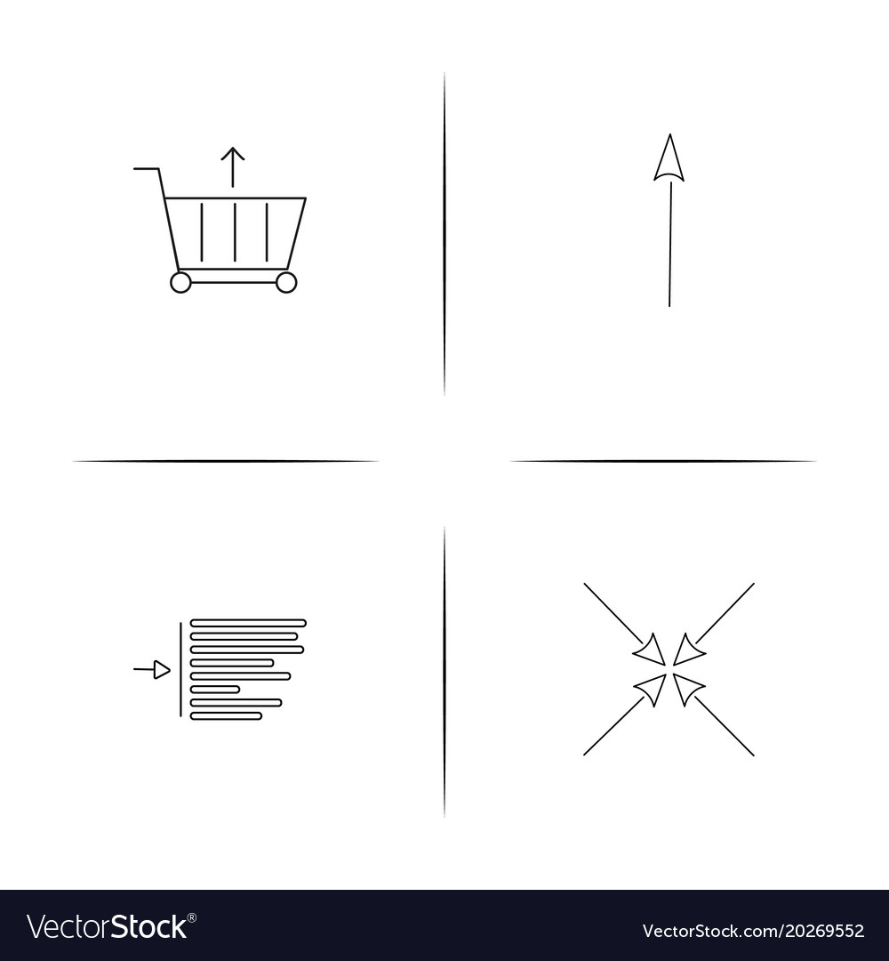 Web linear simple icon setoutline icons