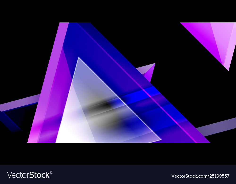 Dynamic triangle composition abstract background Vector Image Dynamic triangle composition abstract background