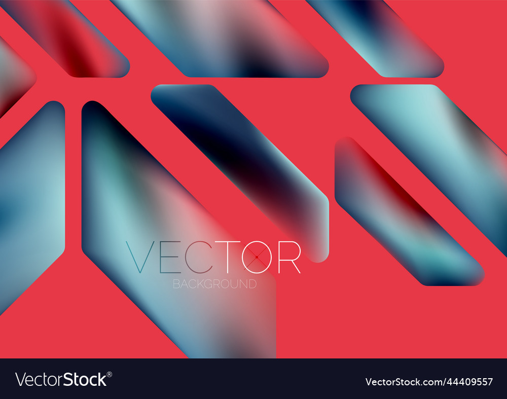 Fluid color dynamic geometric shapes abstract vector image Fluid color dynamic geometric shapes abstract