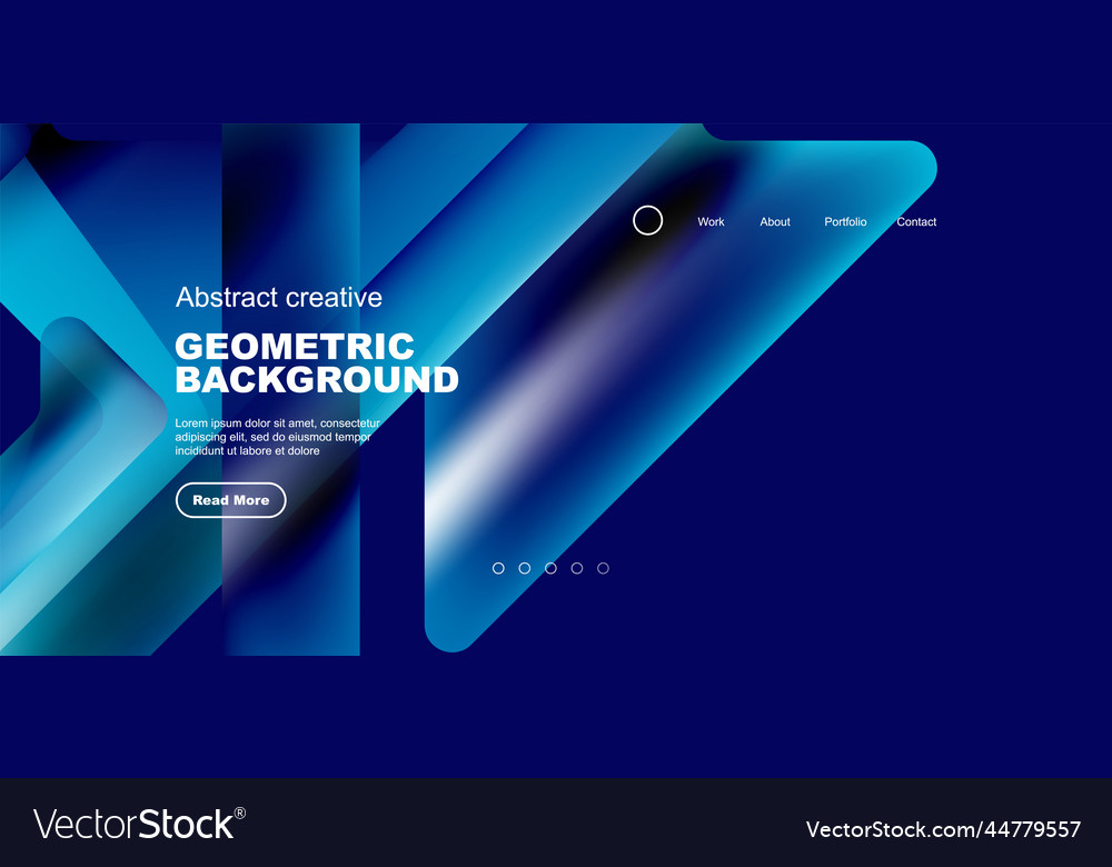 Fluid gradient triangles landing page background