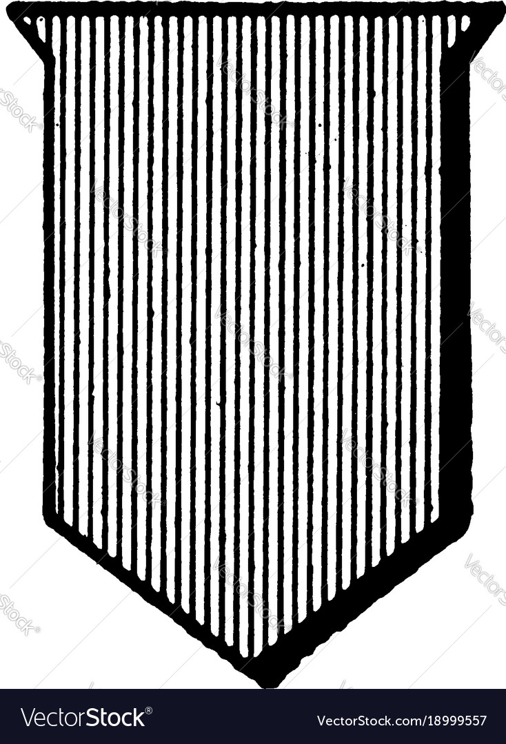 Gules shield color are represented by vertical