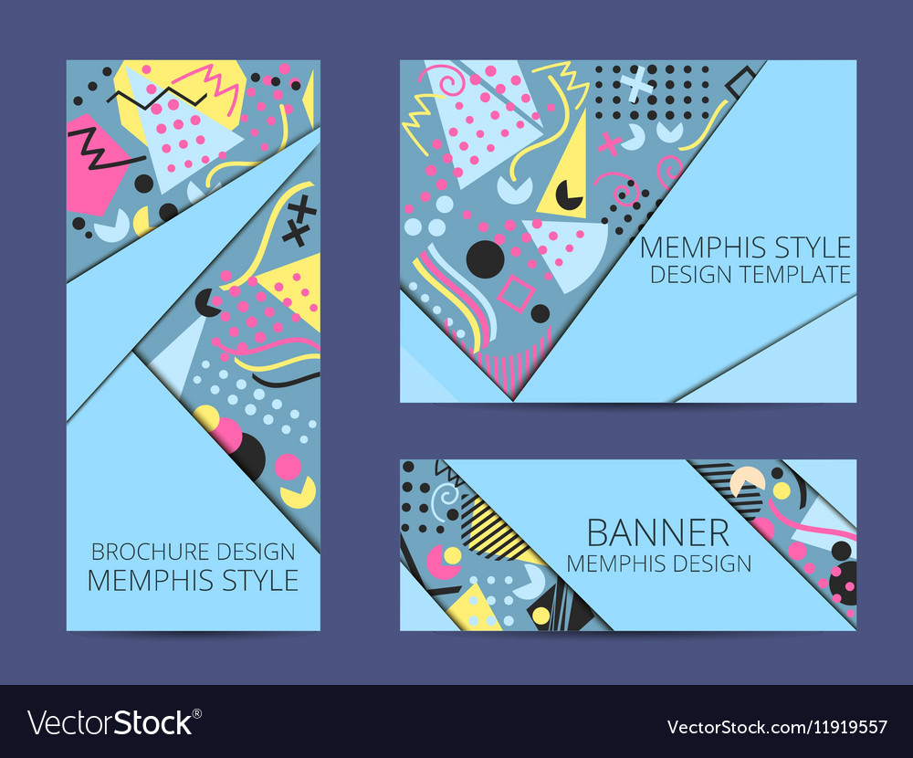 Memphis seamless pattern in the style of 80s