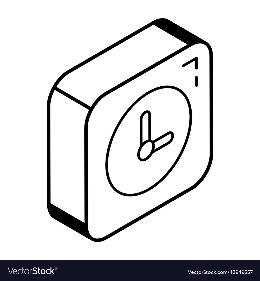 Modern design of clock