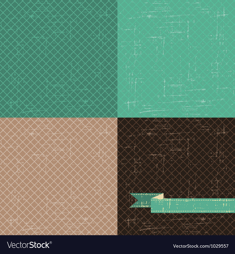 Retro Grunge Abstract Pattern