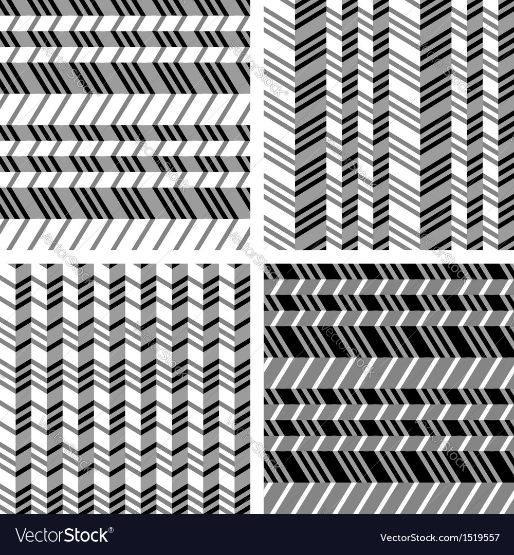 Set of geometrical seamless flat pattern