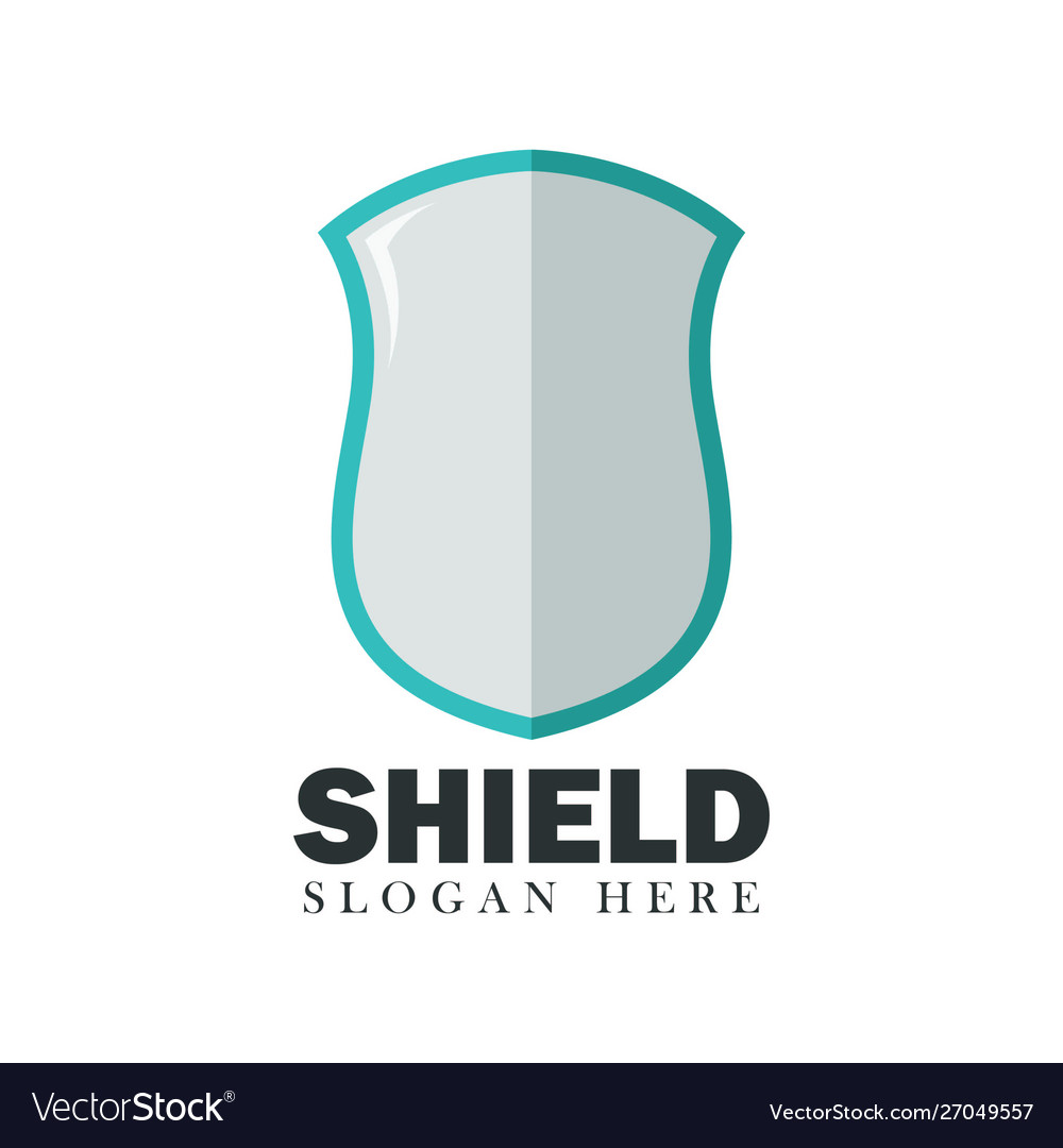 Shield security design element emblem concept