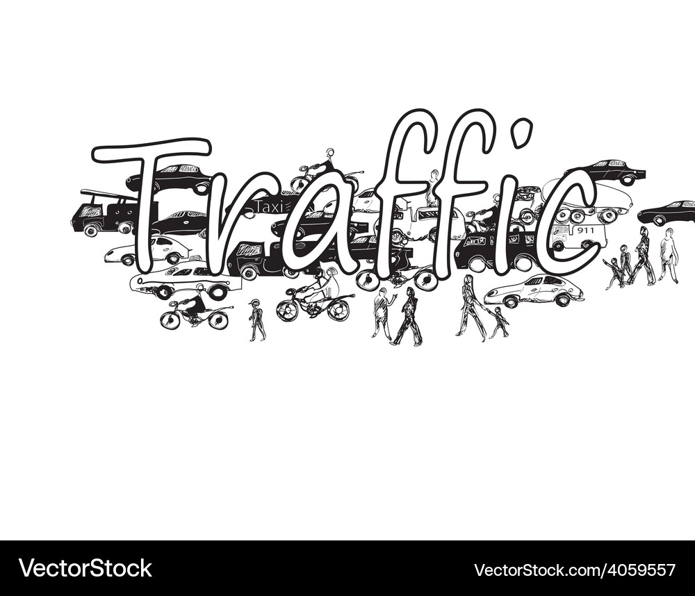 Traffic Royalty Free Vector Image - VectorStock
