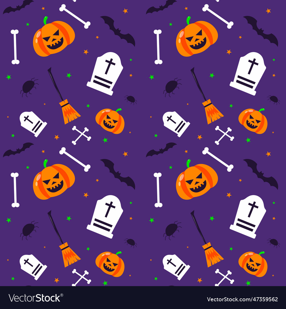 Abstract halloween pattern design background