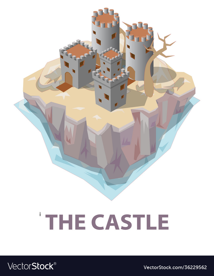 Castle game level map and icon