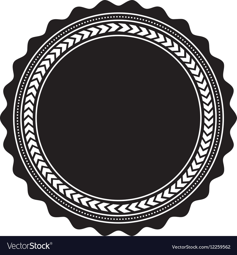 Elegant frame style icon Royalty Free Vector Image