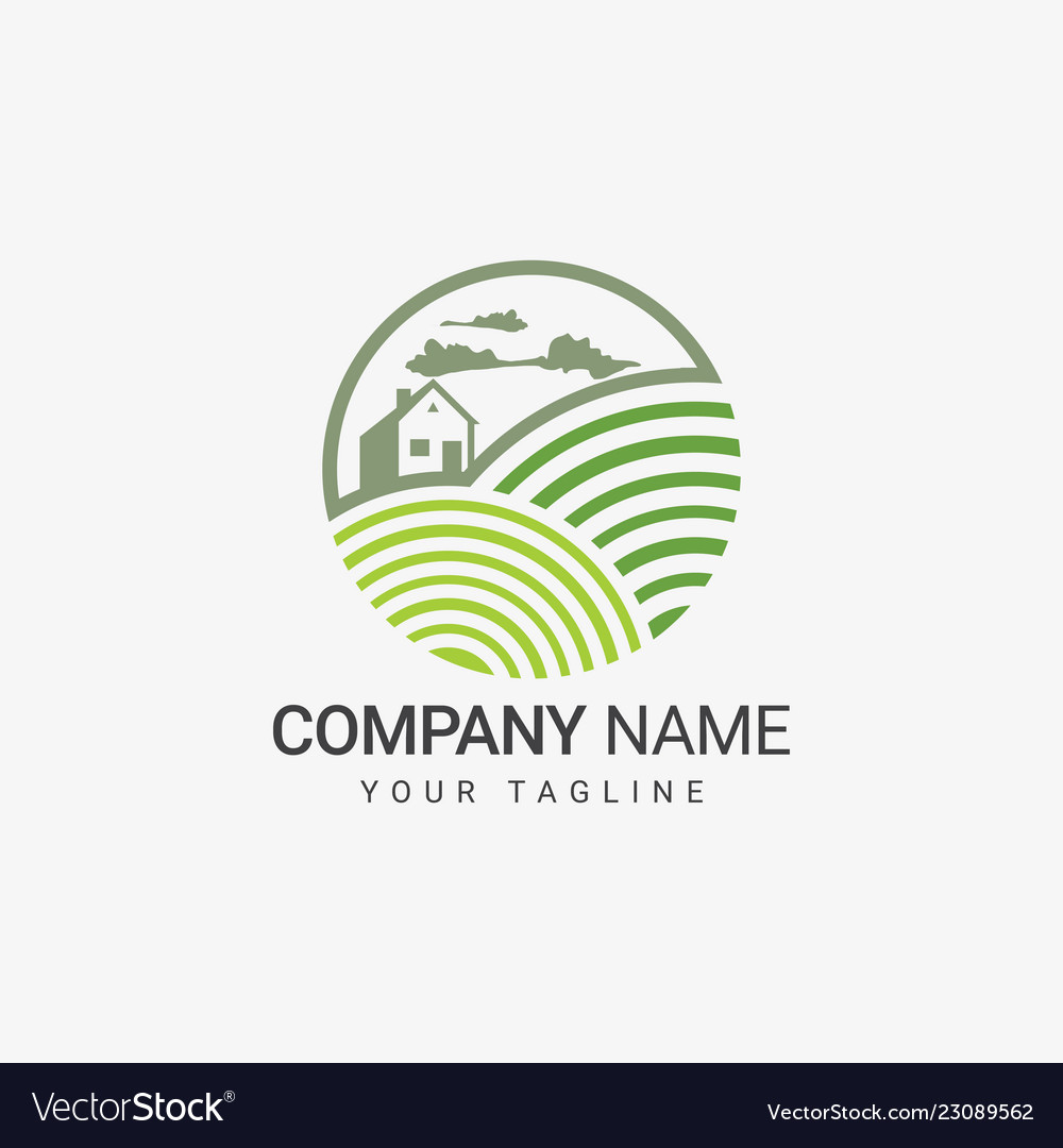 Farm logo template Royalty Free Vector Image - VectorStock