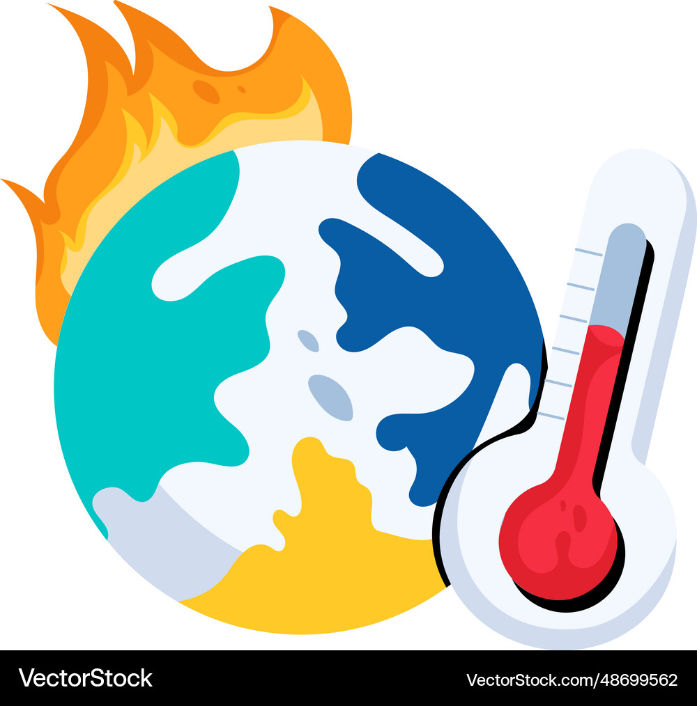 Global warming Royalty Free Vector Image - VectorStock