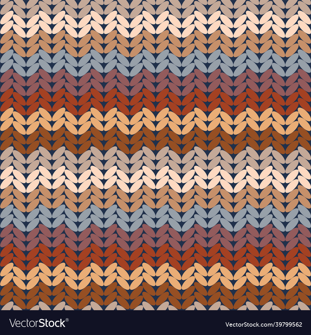 Handmade knitting rows seamless pattern