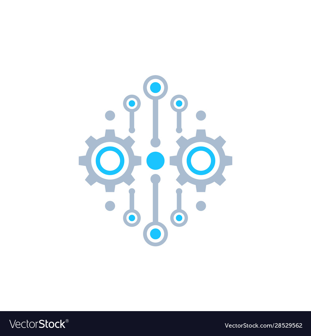 Integration automation concept icon Royalty Free Vector