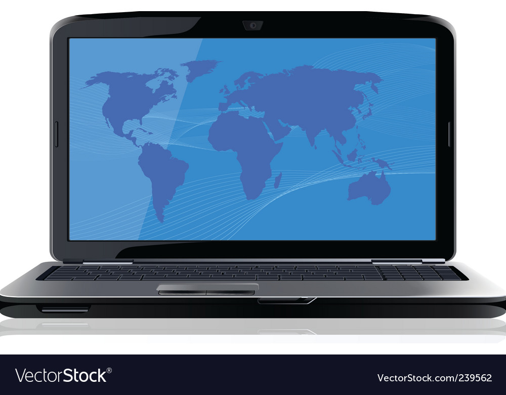 Open Laptop Computer