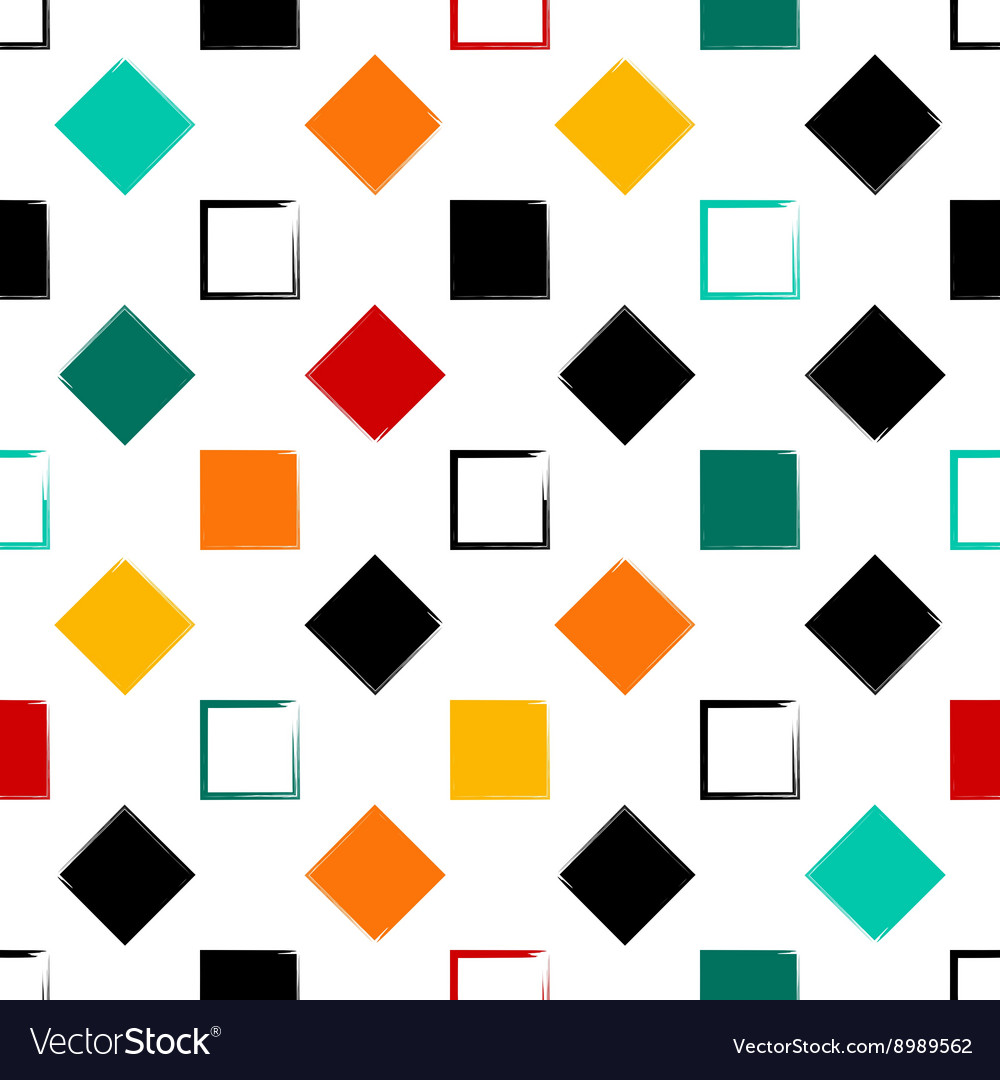 Seamless universal pattern squares and diamonds