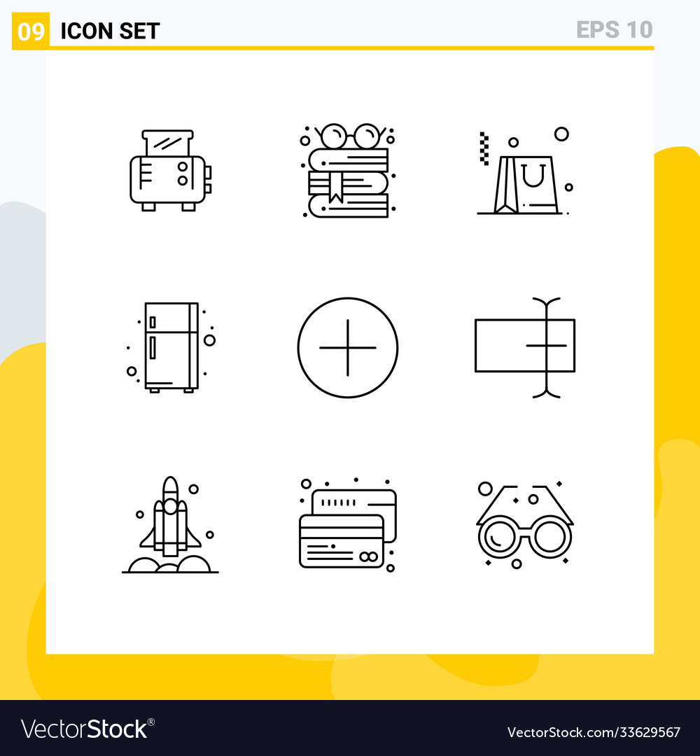 9 universal outlines set for web and mobile