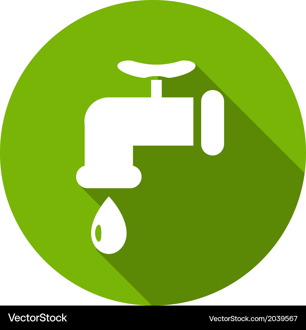 Eco flat icon Royalty Free Vector Image - VectorStock