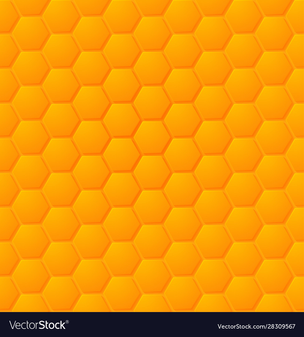 Eps abstract honey hexagon seamless pattern vector image Eps abstract honey hexagon seamless pattern