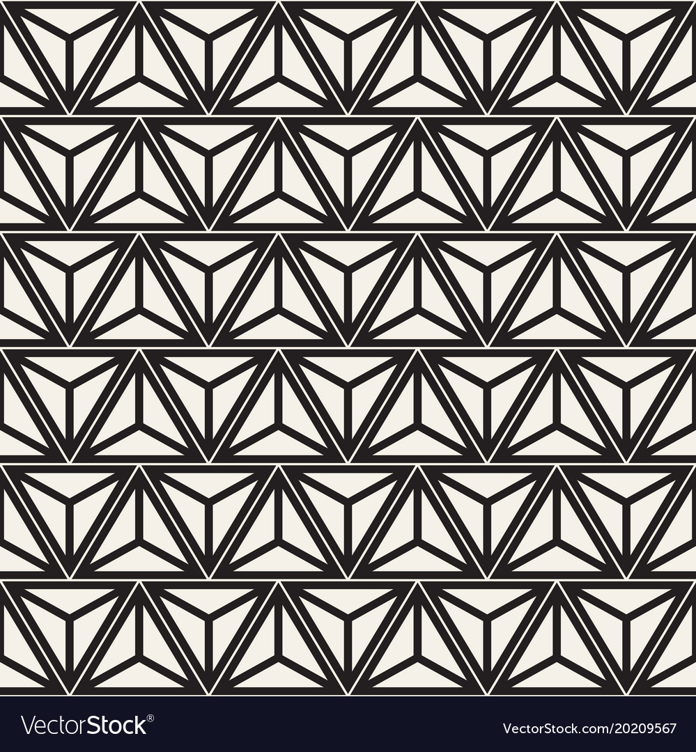 Geometric Hexagonal Stripes Pattern