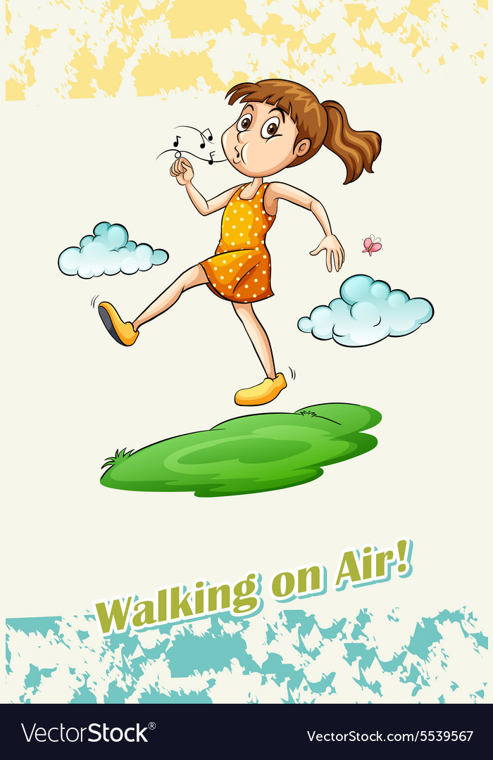 Idiom walking on air