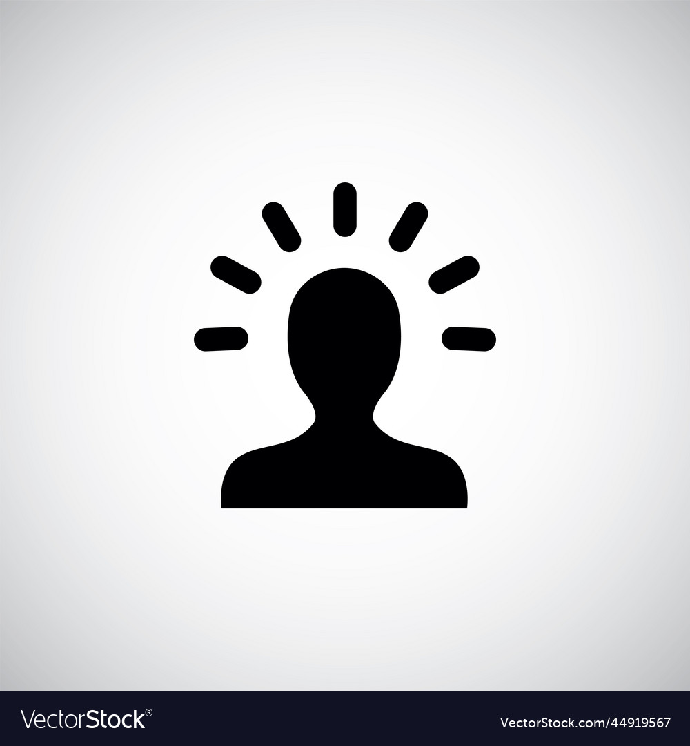 Lichtbogen-Ideensymbol