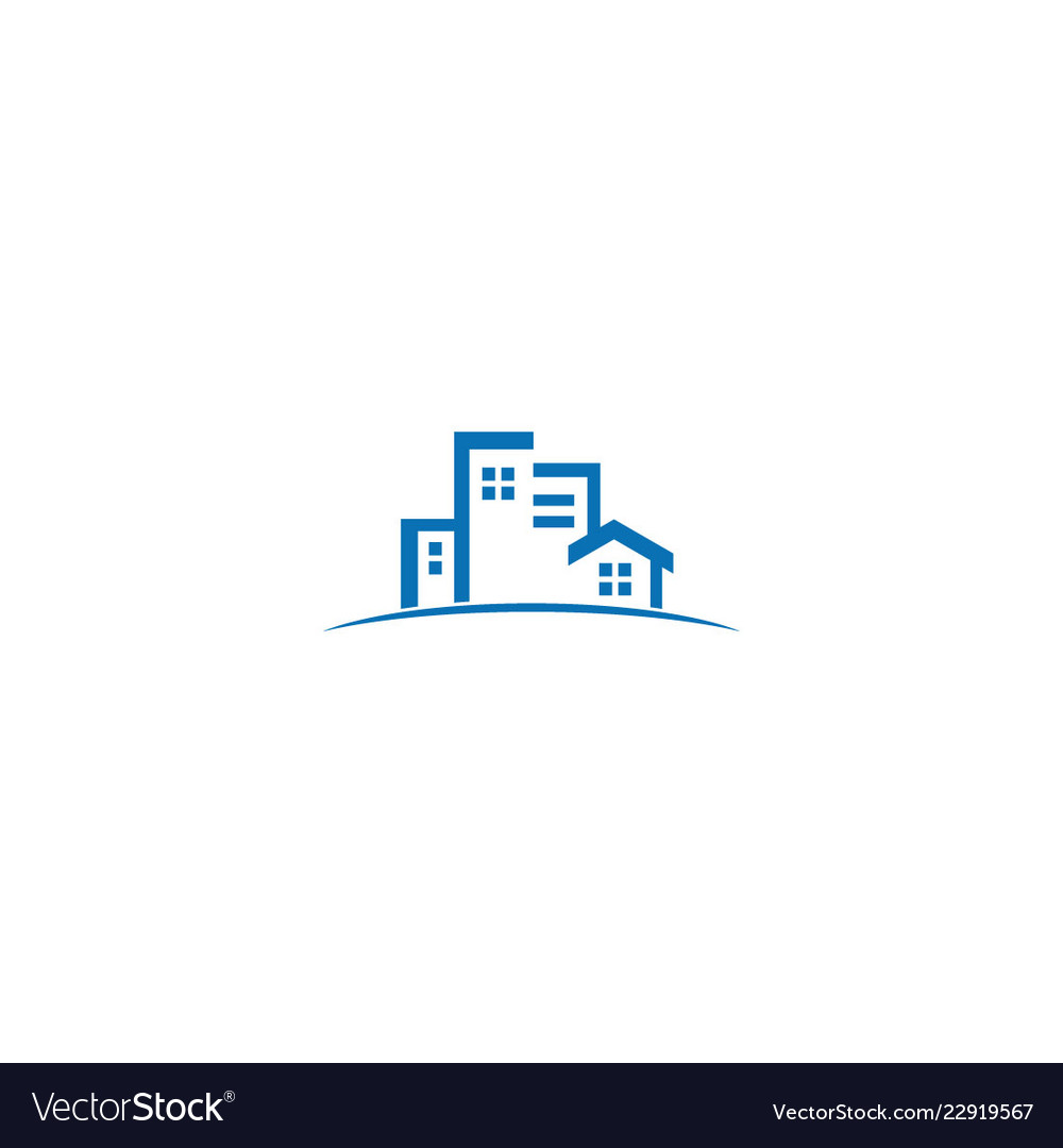 Real Estate Logo - Modern Buildings