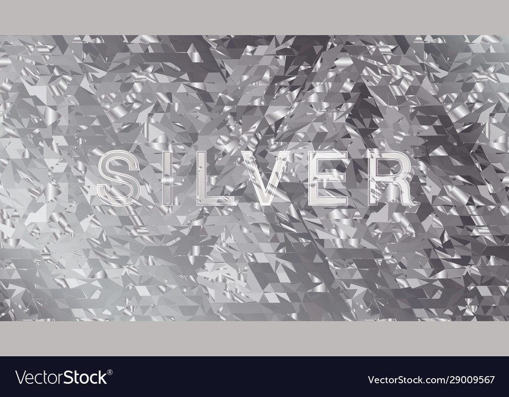 Silver shatter Royalty Free Vector Image - VectorStock