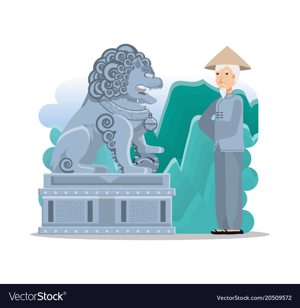 Asiatische Architektur Icons