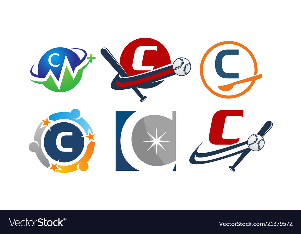 Logotype c modern template set