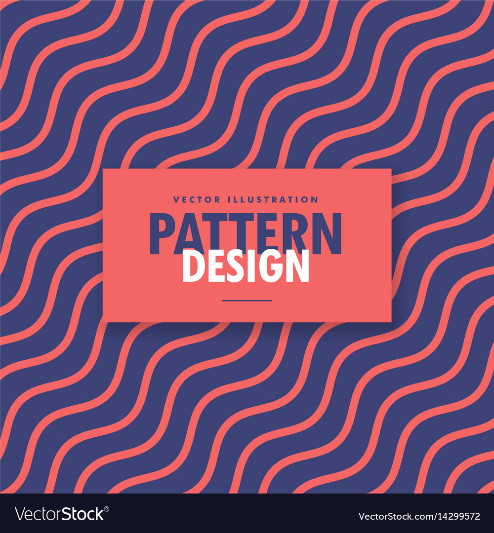 Minimal colorful background with wavy lines