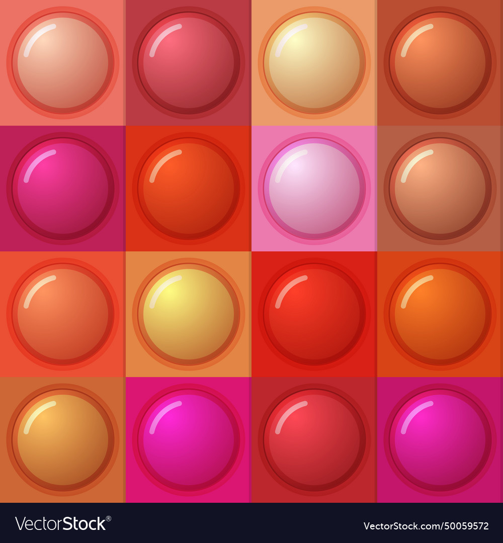 Seamless pattern with trendy game pop it simple