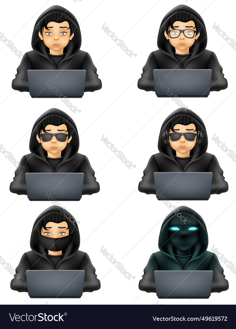 Young Hacker Programmierer es Spezialist Coder vector image Young Hacker Programmierer es Spezialist Coder