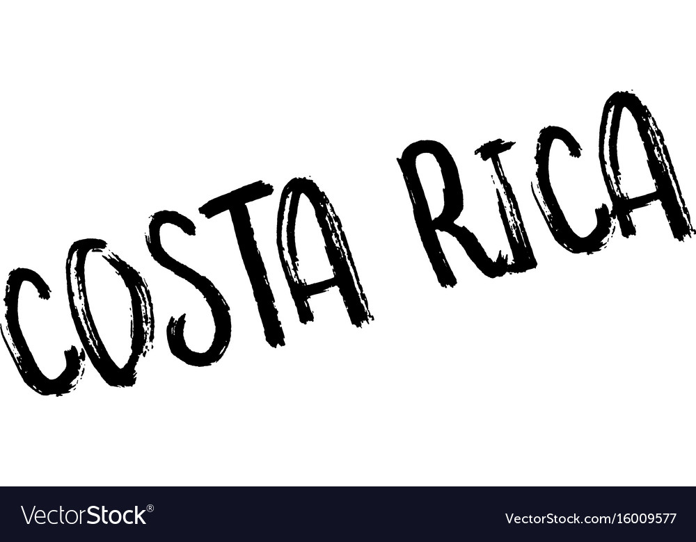 Costa rica rubber stamp