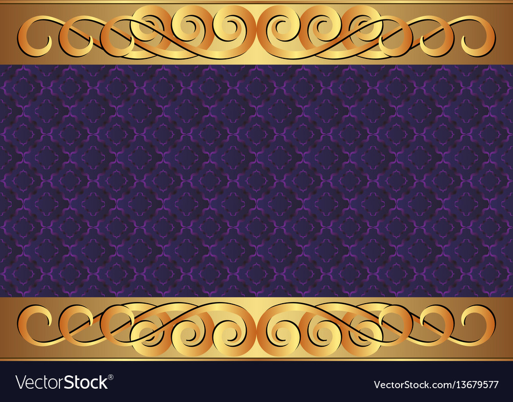 Decorative background with old-fashioned patterns Vector Image