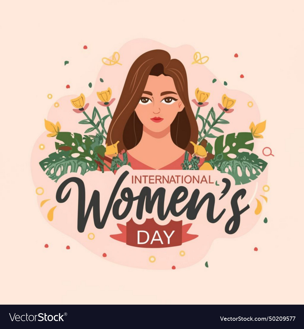 Happy international womens day of women Royalty Free Vector