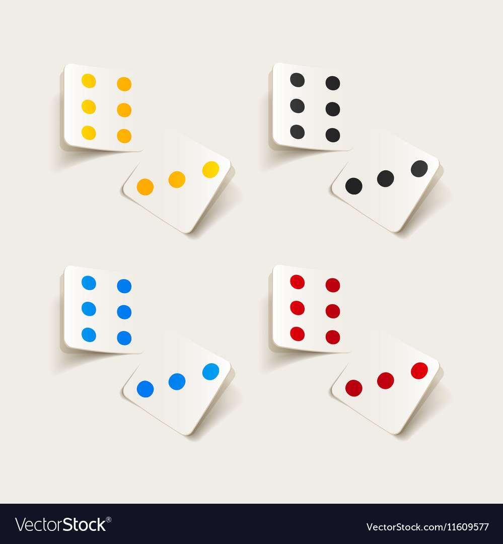 Realistic design element dice