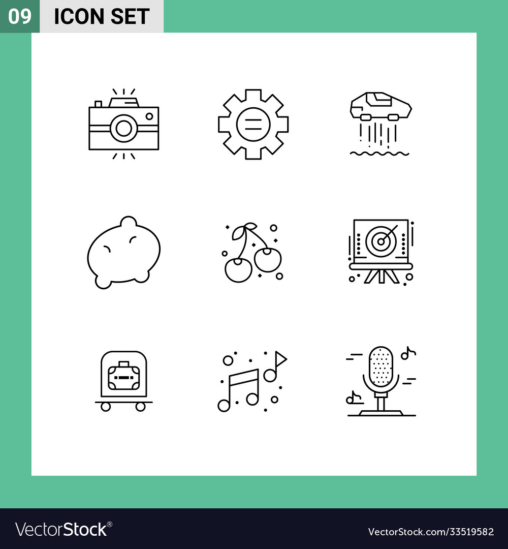 9 universal outlines set for web and mobile