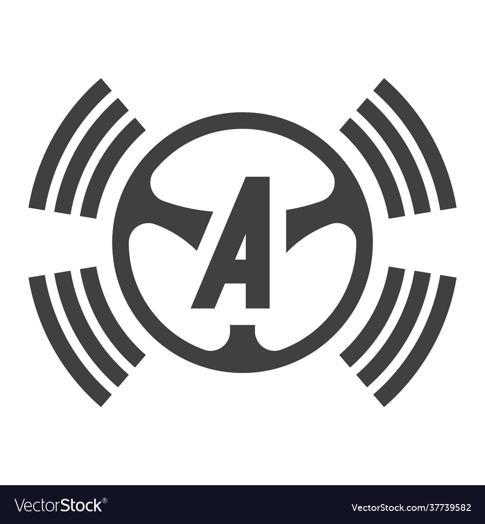 Autopilot system icon an image vector image Autopilot system icon an image