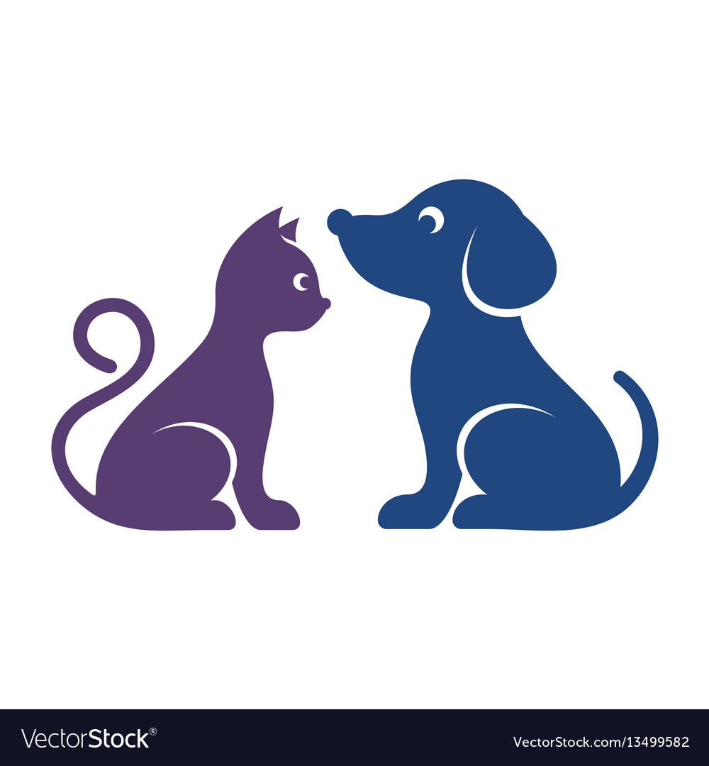 Cat And Dog Icon Stock Illustration - Download Image Now - Dog