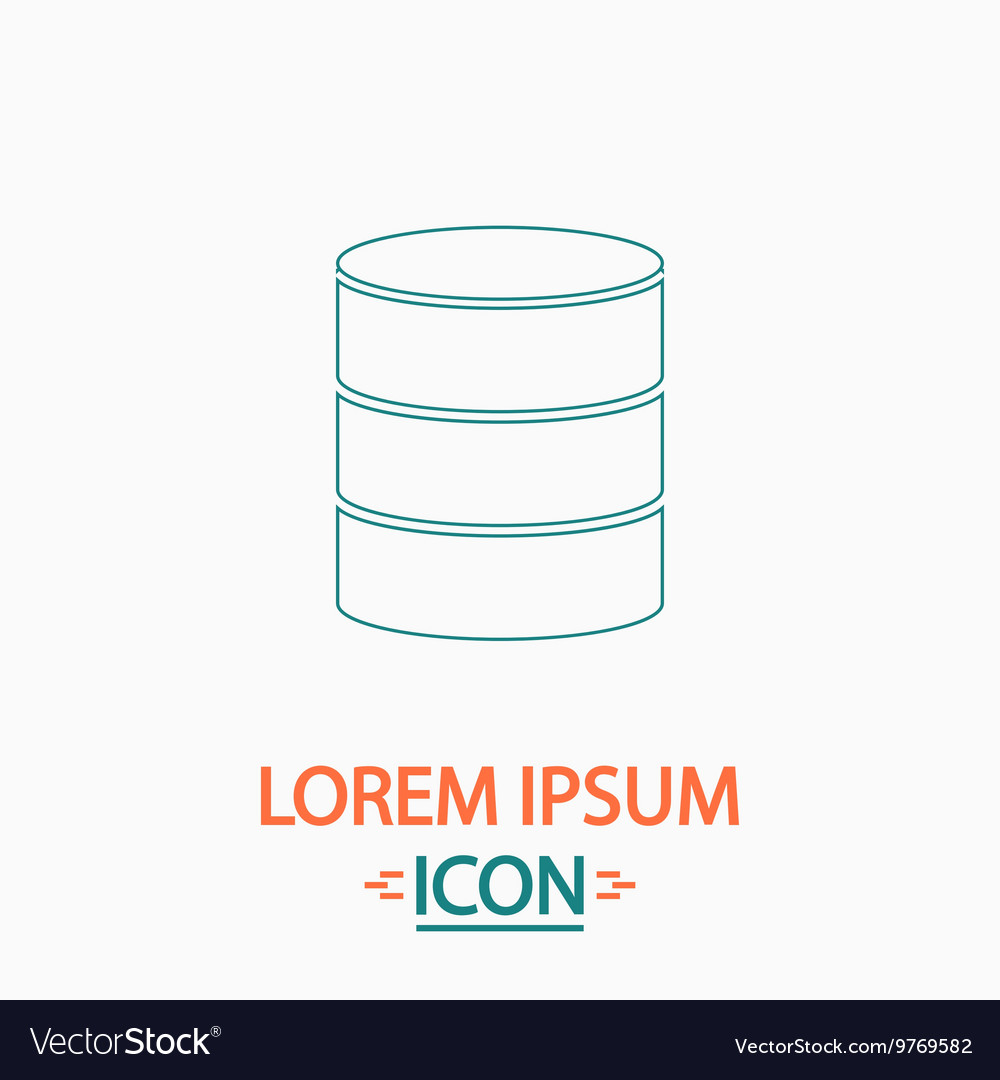 Database computer symbol