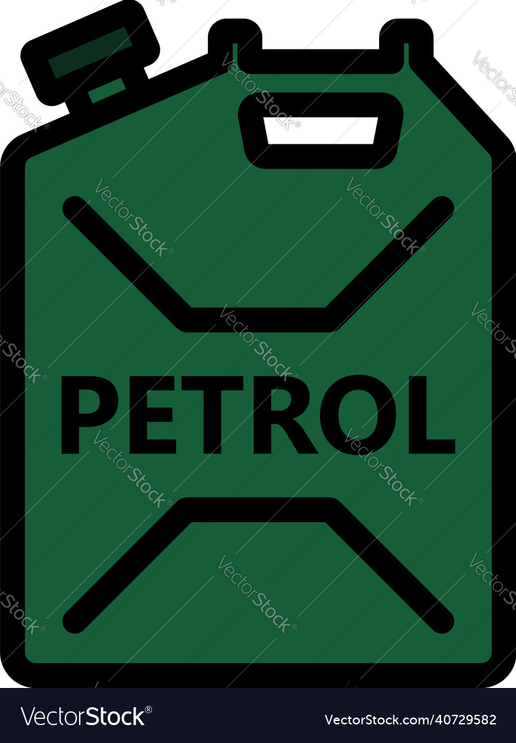 Fuel canister icon vector image Fuel canister icon