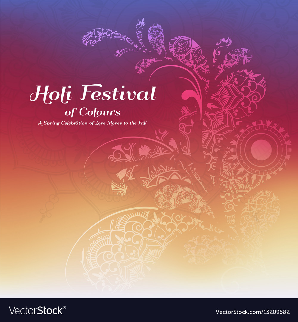 Holi festival of colours background Royalty Free Vector