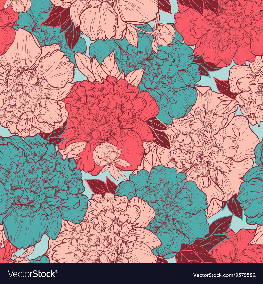 Seamless background with beautiful pattern Vector Image